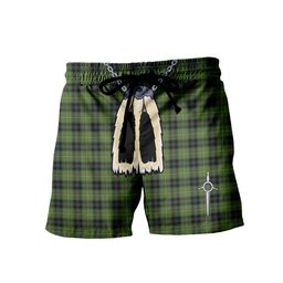 ScotsTee Shop Scottish Lorne Marquis of Men's Highland Kilt Sporran Tartan Shorts