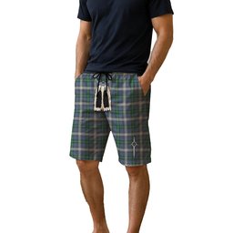 ScotsTee Shop Scottish MacDouall Men's Highland Kilt Sporran Tartan Shorts