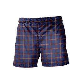 ScotsTee Shop Scottish MacLaine of Lochbuie Men's Highland Kilt Sporran Tartan Shorts