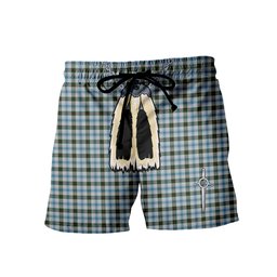 ScotsTee Shop Scottish MacKendrick Dress Men's Highland Kilt Sporran Tartan Shorts