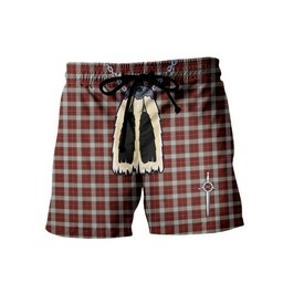 ScotsTee Shop Scottish MacFie Dress Men's Highland Kilt Sporran Tartan Shorts