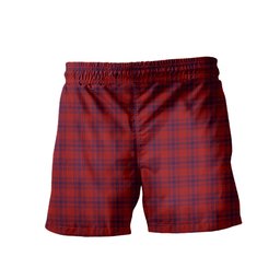 ScotsTee Shop Scottish Kyle Blue Men's Highland Kilt Sporran Tartan Shorts