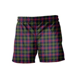 ScotsTee Shop Scottish Logan Modern Men's Highland Kilt Sporran Tartan Shorts