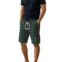 ScotsTee Shop Scottish Kirby Men's Highland Kilt Sporran Tartan Shorts