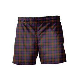 ScotsTee Shop Scottish MacLagan of Glenquiech Men's Highland Kilt Sporran Tartan Shorts