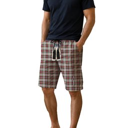 ScotsTee Shop Scottish MacLean Dress Men's Highland Kilt Sporran Tartan Shorts