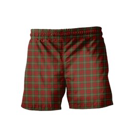 ScotsTee Shop Scottish Langlands Men's Highland Kilt Sporran Tartan Shorts