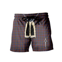 ScotsTee Shop Scottish Lysaght Men's Highland Kilt Sporran Tartan Shorts