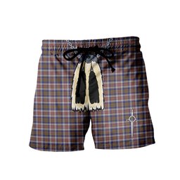 ScotsTee Shop Scottish Lysaght Dress Men's Highland Kilt Sporran Tartan Shorts