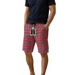 ScotsTee Shop Scottish MacFarlane Modern Men's Highland Kilt Sporran Tartan Shorts