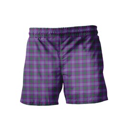 ScotsTee Shop Scottish Lang Ancient Clan Men's Highland Kilt Sporran Tartan Shorts