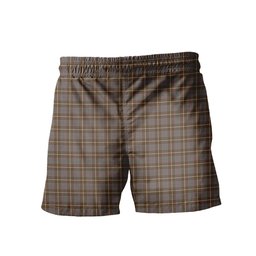 ScotsTee Shop Scottish MacIntyre Hunting Weathered Men's Highland Kilt Sporran Tartan Shorts