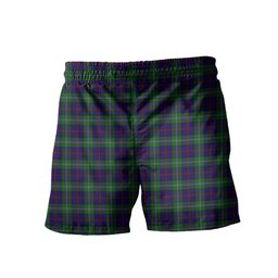 ScotsTee Shop Scottish MacEachain Men's Highland Kilt Sporran Tartan Shorts