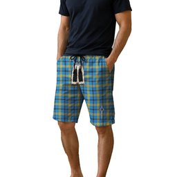 ScotsTee Shop Scottish Laing SC Men's Highland Kilt Sporran Tartan Shorts