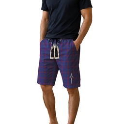 ScotsTee Shop Scottish Lynch Men's Highland Kilt Sporran Tartan Shorts