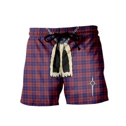 ScotsTee Shop Scottish MacGregor of Glengyle Men's Highland Kilt Sporran Tartan Shorts