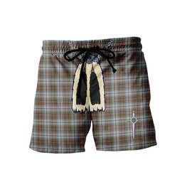 ScotsTee Shop Scottish MacBean Dress Men's Highland Kilt Sporran Tartan Shorts
