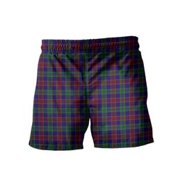 ScotsTee Shop Scottish MacMichael Men's Highland Kilt Sporran Tartan Shorts