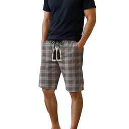 ScotsTee Shop Scottish MacBain Dress Men's Highland Kilt Sporran Tartan Shorts