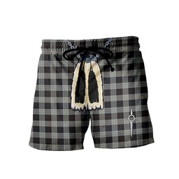ScotsTee Shop Scottish Kinnieson Men's Highland Kilt Sporran Tartan Shorts