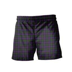 ScotsTee Shop Scottish MacCallum of Berwick Men's Highland Kilt Sporran Tartan Shorts