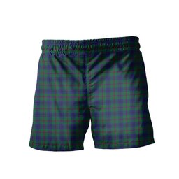ScotsTee Shop Scottish Lawrie Men's Highland Kilt Sporran Tartan Shorts