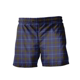 ScotsTee Shop Scottish Knox 2 Men's Highland Kilt Sporran Tartan Shorts