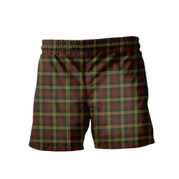 ScotsTee Shop Scottish MacKillen Men's Highland Kilt Sporran Tartan Shorts