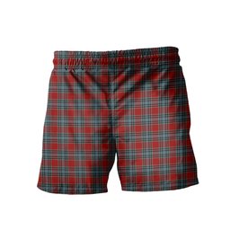 ScotsTee Shop Scottish MacLeay Men's Highland Kilt Sporran Tartan Shorts