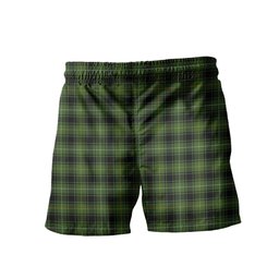 ScotsTee Shop Scottish MacIvor Hunting Men's Highland Kilt Sporran Tartan Shorts