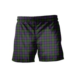 ScotsTee Shop Scottish MacBrayne Men's Highland Kilt Sporran Tartan Shorts