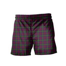 ScotsTee Shop Scottish MacGaugh Men's Highland Kilt Sporran Tartan Shorts