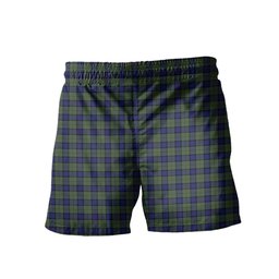 ScotsTee Shop Scottish MacLaren Men's Highland Kilt Sporran Tartan Shorts