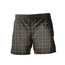 ScotsTee Shop Scottish MacKenzie Weathered Men's Highland Kilt Sporran Tartan Shorts