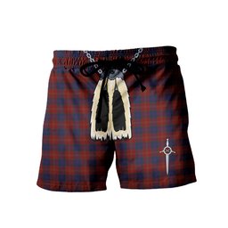 ScotsTee Shop Scottish MacEdward MacGregor Hastie Men's Highland Kilt Sporran Tartan Shorts