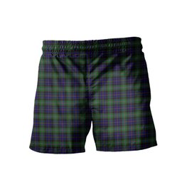 ScotsTee Shop Scottish MacCraig Men's Highland Kilt Sporran Tartan Shorts