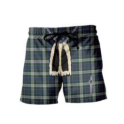 ScotsTee Shop Scottish MacInnes Dress Men's Highland Kilt Sporran Tartan Shorts