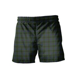 ScotsTee Shop Scottish MacInnes Men's Highland Kilt Sporran Tartan Shorts