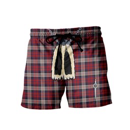 ScotsTee Shop Scottish MacDonald Dress Irish Men's Highland Kilt Sporran Tartan Shorts