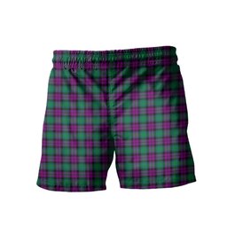 ScotsTee Shop Scottish MacArthur Milton Men's Highland Kilt Sporran Tartan Shorts