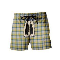ScotsTee Shop Scottish MacGrath Men's Highland Kilt Sporran Tartan Shorts