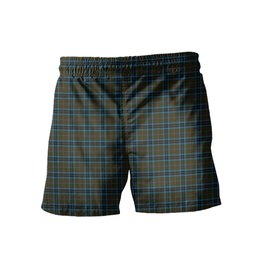 ScotsTee Shop Scottish Thompson Hunting Clan Crest Men's Highland Kilt Sporran Tartan Shorts
