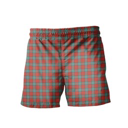 ScotsTee Shop Scottish Dunbar Ancient Clan Crest Men's Highland Kilt Sporran Tartan Shorts
