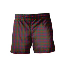 ScotsTee Shop Scottish MacGowan Clan Crest Men's Highland Kilt Sporran Tartan Shorts