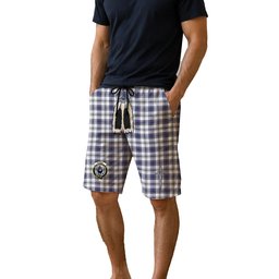 ScotsTee Shop Scottish Hannay SC Clan Crest Men's Highland Kilt Sporran Tartan Shorts