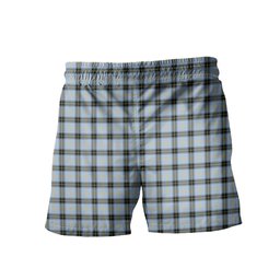 ScotsTee Shop Scottish Bell of the Borders Ancient Clan Crest Men's Highland Kilt Sporran Tartan Shorts