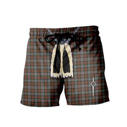 ScotsTee Shop Scottish Murray of Atholl Weathered Men's Highland Kilt Sporran Tartan Shorts