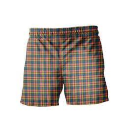 ScotsTee Shop Scottish Buchanan Ancient Clan Crest Men's Highland Kilt Sporran Tartan Shorts