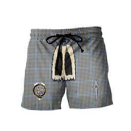 ScotsTee Shop Scottish Haig Ancient Clan Crest Men's Highland Kilt Sporran Tartan Shorts