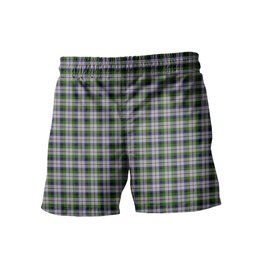 ScotsTee Shop Scottish MacCracken Dress Clan Crest Men's Highland Kilt Sporran Tartan Shorts